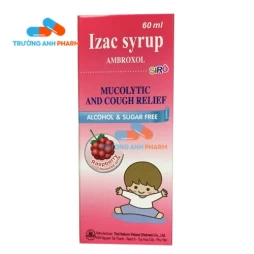 Izac Syrup Chai 60ml - Thuốc tiêu chất nhầy đường hô hấp