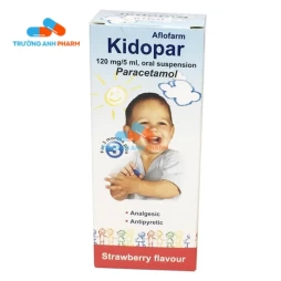 Kidopar 120mg/5ml Aflofarm - Thuốc giảm đau, hạ sốt