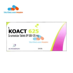 Koact 625 Aurobindo - Thuốc điều trị nhiễm khuẩn vừa và nhẹ