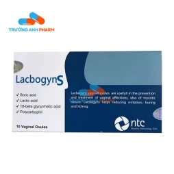 Thuốc Lacbogyns - Hộp 10 viên Đạn
