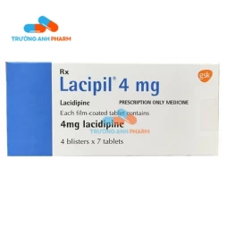 Thuốc Lacipil 4Mg -   Hộp 4 vỉ x 7 viên