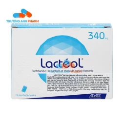 Thuốc Lacteol 340Mg -   Hộp 10 gói , mỗi gói chứa 800mg bột