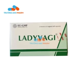 Thuốc Ladyvagi - Hộp 2 vỉ x 6 viên nang mềm đặt âm đạo