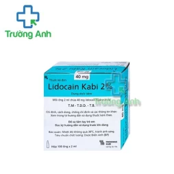 Lidocain Kabi 2% 20ml Bidiphar - Thuốc gây tê hiệu quả