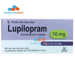 Thuốc Lupilopram 10Mg - Hộp 3 vỉ x 10 viên