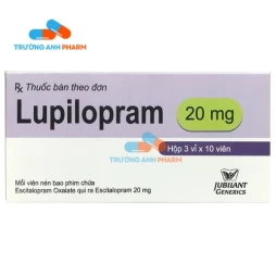 Thuốc Lupilopram 20Mg - Hộp 3 vỉ x 10 viên