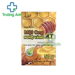 Mật ong Nghệ vàng A.T 50g - Hỗ trợ giảm viêm loét dạ dày