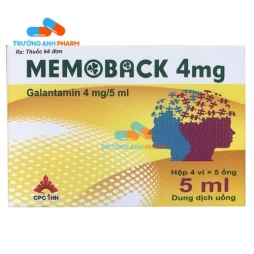 Thuốc Memoback 4Mg/5Ml - Hộp 4 vỉ x 5 ống