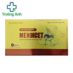 Mendicet Plus - Hộp 3 vỉ x 10 viên