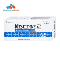 Thuốc Mesulpine 20Mg Tablets - Hộp 2 vỉ x 14 viên
