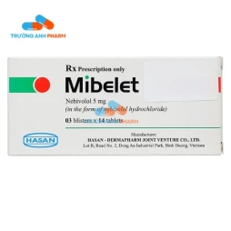 Thuốc Mibelet 5Mg -  Hộp 3 vỉ x 14 viên  Nhà sản xuấ - Công ty TNHH Liên doanh Hasan – Dermapharm 