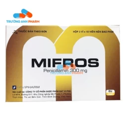 Thuốc Mifros 300Mg - Hộp 3 vỉ x 10 viên