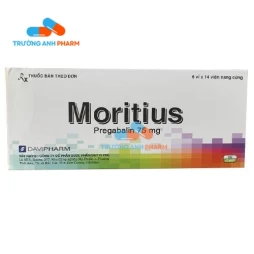 Thuốc Moritius 75Mg -  Hộp 6 vỉ x 14 viên