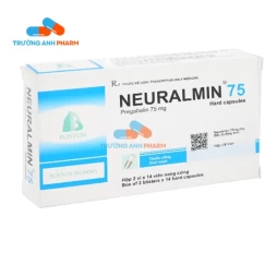 Thuốc Neuralmin 75Mg - Hộp 2 vỉ x 14 viên; hộp 4 vỉ x 14 viên