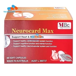 Thực Phẩm Bảo Vệ Sức Khỏe Neurocard Max - Hộp 6 vỉ x 10 viên