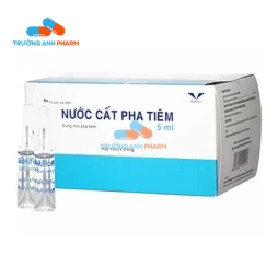 Nước cất pha tiêm 5ml Bidiphar - Dung môi pha thuốc tiêm