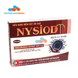 Nysiod-M 200mg Mebiphar - Thuốc điều trị nấm âm đạo hiệu quả