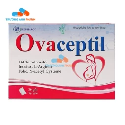 Thực Phẩm Bảo Vệ Sức Khỏe Ovaceptil - Hộp 30 gói