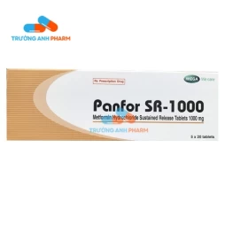 Panfor Sr 1000Mg - Hộp 10 vỉ x 10 viên