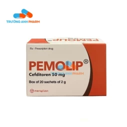 Thuốc Pemolip 50Mg - Hộp 20 gói x 2 gam