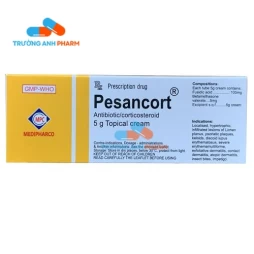 Thuốc Pesancort - Hộp 1 ống 5g kem bôi da
