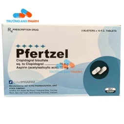 Thuốc Pfertzel 75Mg/75Mg - Công ty CP Dược phẩm Đạt Vi Phú 