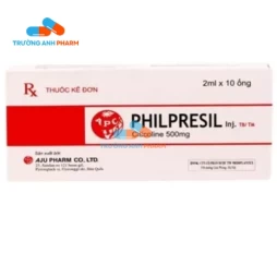 Thuốc Philpresil Inj 500Mg/2Ml - Hộp có 10 ống tiêm