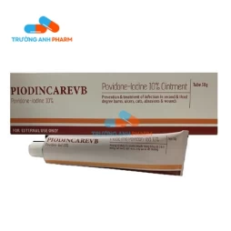 Piodincarevb 50g Hóa Dược - Phòng và điều trị nhiễm khuẩn các vết loét