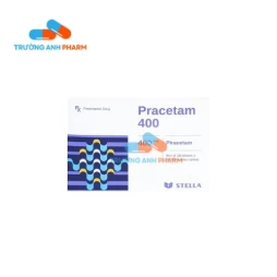 Thuốc Pracetam 400 Stella -   Hộp 10 vĩ x 10 viên