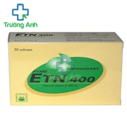 Pyme ETN400 Pymepharco - Sản phẩm bổ sung vitamin E cho cơ thể