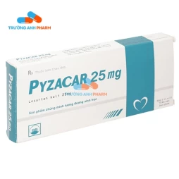 Pyzacar 25 Pymepharco - Thuốc điều trị tăng huyết áp
