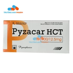 Pyzacar HCT 100/12.5 mg Pymepharco - Thuốc điều trị tăng huyết áp