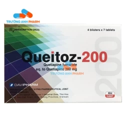 Thuốc Queitoz 200Mg -  Hộp 4 vỉ x7 viên