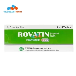 Thuốc Rovatin 10Mg - Hộp 4 vỉ x 14 viên