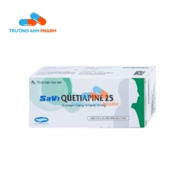 Thuốc Savi Quetiapine 25Mg - Hộp 3 vỉ x 10 viên