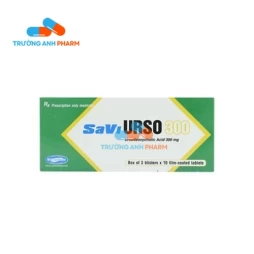 Thuốc Savi Urso 300 - Hộp 3 vỉ x 10 viên