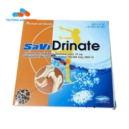 Thuốc Savi Drinate 70Mg - Hộp 1 vỉ x 4 viên sủi