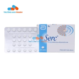 Serc 8Mg - Hộp 5 vỉ x 20 viên