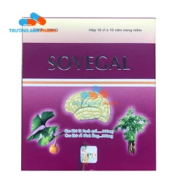 Thuốc Sovegal - Hộp 10 vỉ x 10 viên nang mềm