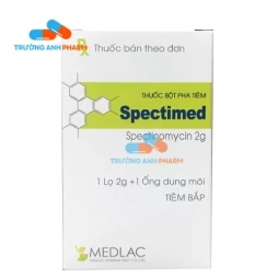 Thuốc Spectimed 2G - Hộp chứa 1 lọ và 1 ống dung môi