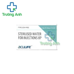 Sterilised water for injection BP 10ml Aculife - Dung môi pha tiêm