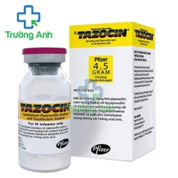 Tazocin 4,5g Pfizer - Thuốc tiêm điều trị nhiễm khuẩn hiệu quả 