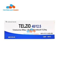 Thuốc Telzid 40/12.5 - Hộp 6 vỉ x 10 viên