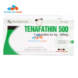 Tenafathin 500 Tenamyd - Thuốc bột pha tiêm điều trị nhiễm khuẩn nặng