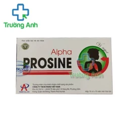 Thực Phẩm Bảo Vệ Sức Khỏe Alpha Prosine - Hộp 10 vỉ x 10 viên