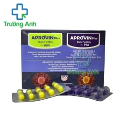 Thực Phẩm Bảo Vệ Sức Khỏe Aprovin Plus - Hộp 2 gói x 3 vỉ x 10 viên.