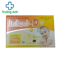 Thực Phẩm Bảo Vệ Sức Khỏe Infant-D - Hộp 3 vỉ x 10 viên