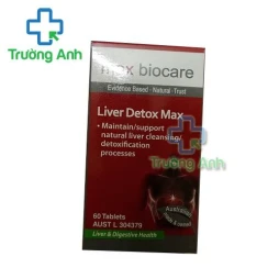 Thực Phẩm Bảo Vệ Sức Khỏe Liver Detox Max - Hộp 1 chai 60 viên