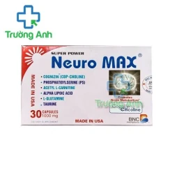 Thực Phẩm Bảo Vệ Sức Khỏe Neuro Max - Hộp 3 vỉ x 10 viên