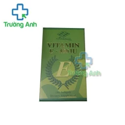 Thực Phẩm Bảo Vệ Sức Khỏe Nu-Health Vitamin E-400Iu - Lọ nhựa chứa 100 viên nang mềm